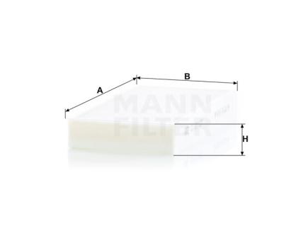 Mann + Hummel Innenraumfilterelement CU 23 005-2 