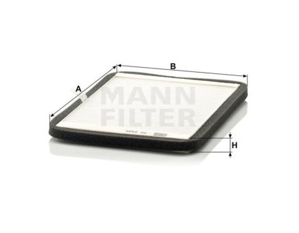 Mann + Hummel Innenraumfilterelement CU 2424 