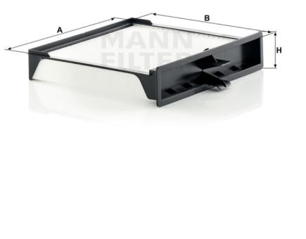 Mann + Hummel Innenraumfilterelement CU 2430 