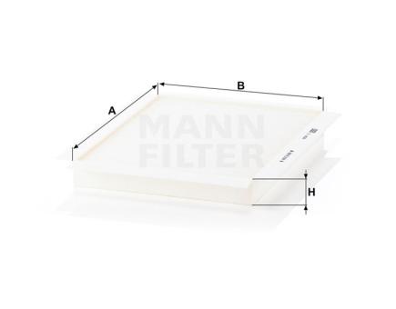 Mann + Hummel Innenraumfilterelement CU 2622 