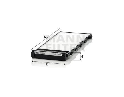 Mann + Hummel Innenraumfilterelement CU 2808-2 