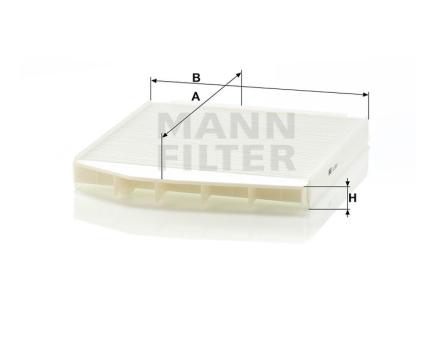 Mann + Hummel Innenraumfilterelement CU 2855/1 