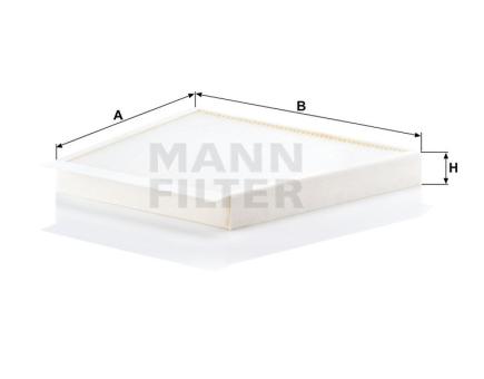 Mann + Hummel Innenraumfilterelement CU 3172/1 