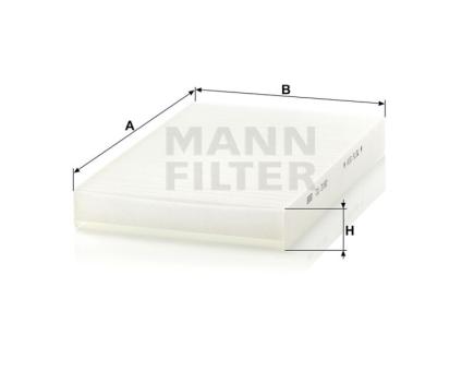 Mann + Hummel Innenraumfilterelement CU 3192 