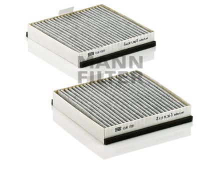 Mann + Hummel Innenraumfilterelement (Aktivkohle) CUK 1931-2 