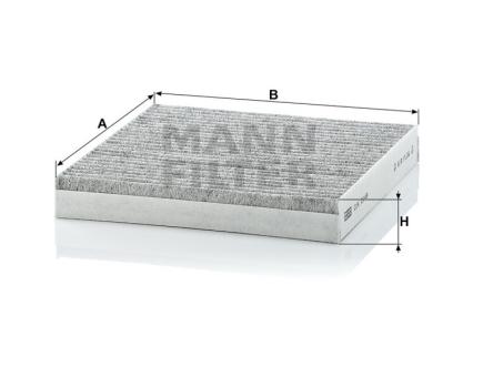 Mann + Hummel Innenraumfilterelement (Aktivkohle) CUK 2149 