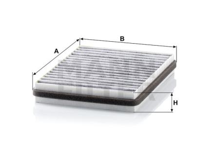 Mann + Hummel Innenraumfilterelement (Aktivkohle) CUK 22 014 