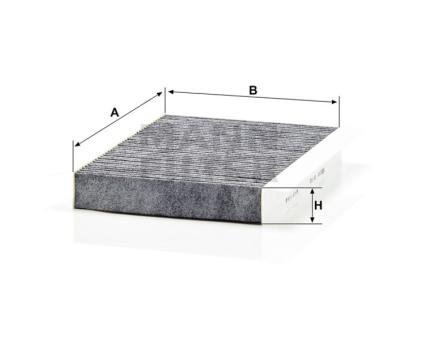 Mann + Hummel Innenraumfilterelement (Aktivkohle) CUK 22 022 
