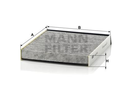 Mann + Hummel Innenraumfilterelement (Aktivkohle) CUK 2240 