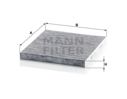 Mann + Hummel Innenraumfilterelement (Aktivkohle) CUK 23 009 
