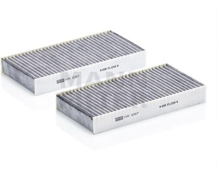 Mann + Hummel Innenraumfilterelement (Aktivkohle) CUK 2327-2 
