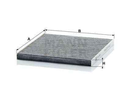 Mann + Hummel Innenraumfilterelement (Aktivkohle) CUK 2435 