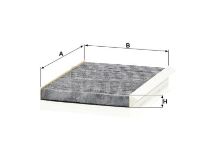 Mann + Hummel Innenraumfilterelement (Aktivkohle) CUK 2532