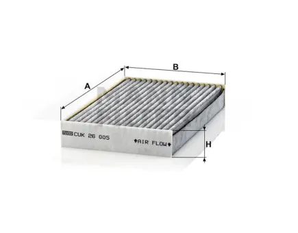 Mann + Hummel Innenraumfilterelement (Aktivkohle) CUK 26 005