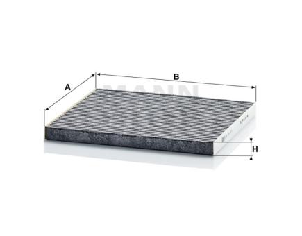 Mann + Hummel Innenraumfilterelement (Aktivkohle) CUK 26 017 