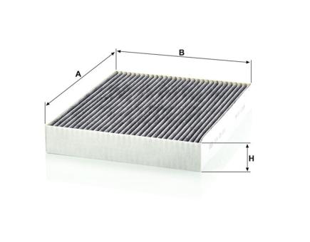 Mann + Hummel Innenraumfilterelement (Aktivkohle) CUK 28 001 