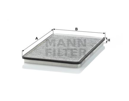 Mann + Hummel Innenraumfilterelement (Aktivkohle) CUK 3032 
