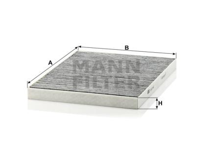Mann + Hummel Innenraumfilterelement (Aktivkohle) CUK 3142 
