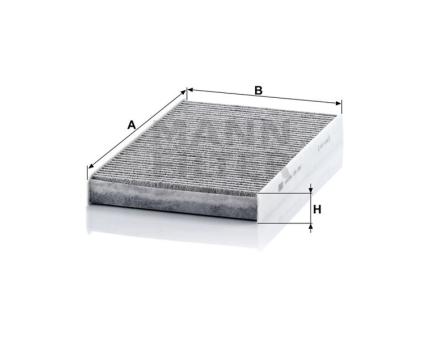 Mann + Hummel Innenraumfilterelement (Aktivkohle) CUK 3241 
