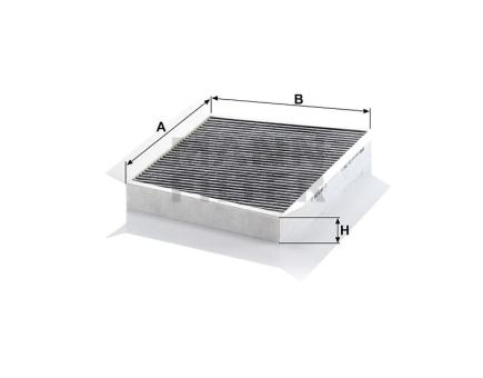Mann + Hummel Innenraumfilterelement (Aktivkohle) CUK 3461/1 
