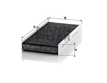 Mann + Hummel Innenraumfilterelement (Aktivkohle) CUK 3847 