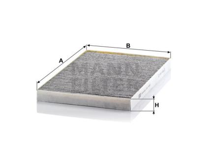 Mann + Hummel Innenraumfilterelement (Aktivkohle) CUK 4062 