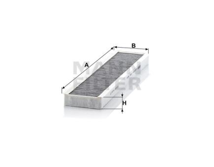 Mann + Hummel Innenraumfilterelement (Aktivkohle) CUK 4624 