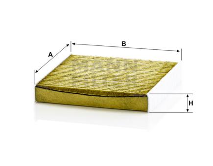 Mann + Hummel Innenraumfilterelement (FreciousPlus) FP 1827 