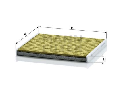 Mann + Hummel Innenraumfilterelement (FreciousPlus) FP 1828 