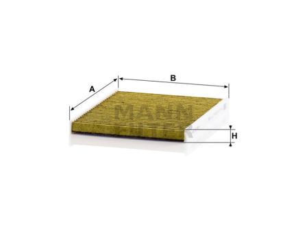Mann + Hummel Innenraumfilterelement (FreciousPlus) FP 2026 