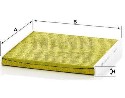 Mann + Hummel Innenraumfilterelement (FreciousPlus) FP 2131 