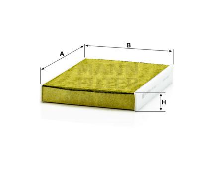 Mann + Hummel Innenraumfilterelement (FreciousPlus) FP 2433 