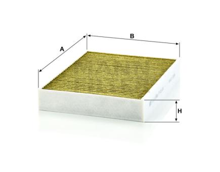 Mann + Hummel Innenraumfilterelement (FreciousPlus) FP 25 001 