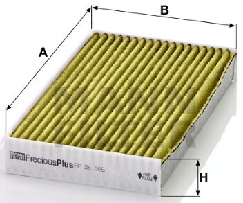 Mann + Hummel Innenraumfilterelement (FreciousPlus) FP 26 005 