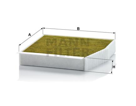 Mann + Hummel Innenraumfilterelement (FreciousPlus) FP 26 007 