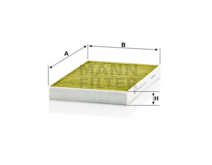 Mann + Hummel Innenraumfilterelement (FreciousPlus) FP 2722-2 