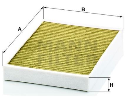 Mann + Hummel Innenraumfilterelement (FreciousPlus) FP 2733 
