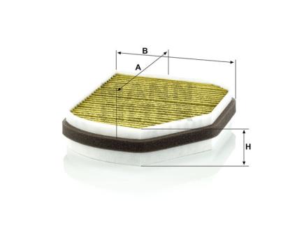 Mann + Hummel Innenraumfilterelement (FreciousPlus) FP 2897 
