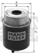 Mann + Hummel Kraftstoffwechselfilter WK 8150 