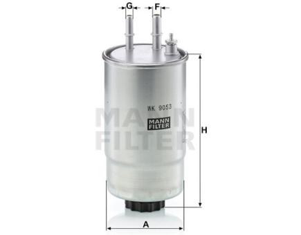 Mann + Hummel Kraftstoff-Leitungsfilter Inline WK 9053 z 