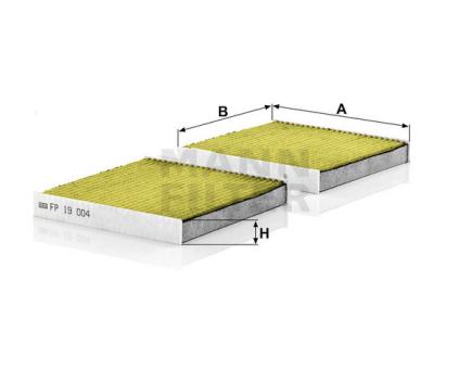 Mann + Hummel Innenraumfilterelement (FreciousPlus) FP 19 004 