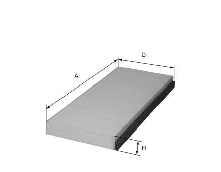 FIL Innenraumfilterelement HC7198A