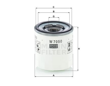 Mann + Hummel Wechselfilter W 7050 