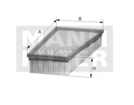 Mann + Hummel Luftfilterelement C 26 042 