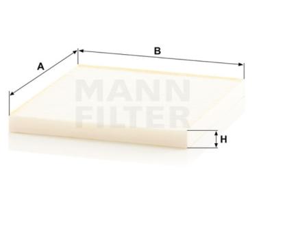 Mann + Hummel Innenraumfilterelement CU 24 008 