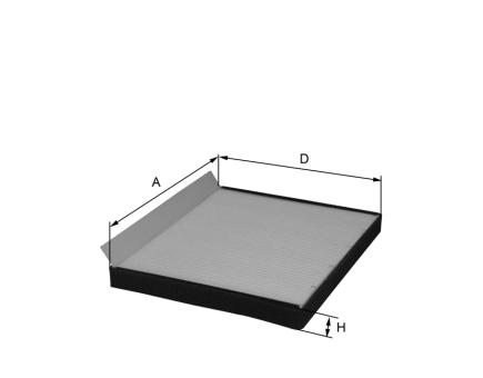 FIL Innenraumfilterelement HC7134 