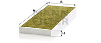 Mann + Hummel Innenraumfilterelement (FreciousPlus) FP 50 001 