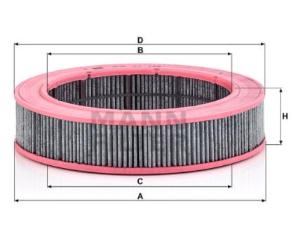 Mann + Hummel Innenraumfilterelement (Aktivkohle) CUK 33 128 