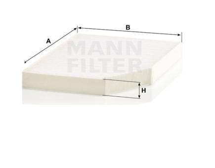 Mann + Hummel Innenraumfilterelement CU 30 007 