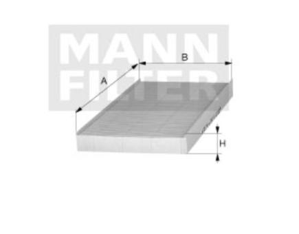 Mann + Hummel Innenraumfilterelement (FreciousPlus) FP 24 026 